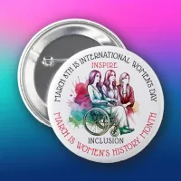 March is Women's History Month   Inspire Inclusion Button