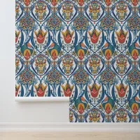 Damask-Style Ottoman China, Tulips Wallpaper