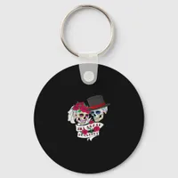 Till Death Do Us Part Skull Keychain