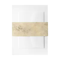 Gold Marble Invitation Belly Band