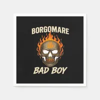 Skeleton Hands Heart Bold Graphic Style Napkins