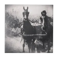 Horse Team #horse #amish Tile