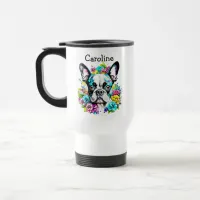 Boston Terrier Mom Personalized Travel Mug