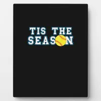 Tis The Season Softball Coach Creative Casual Plaque