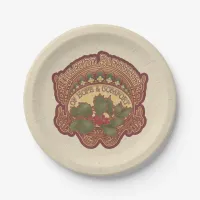 Christmas and Yule Blessings Holiday Paper Plates