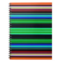 Thin Colorful Stripes - 1 Notebook