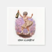 Grannies Gone Wild Funny Dancing Bachelorette Napkins