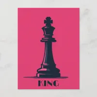 Chess Piece - King Postcard