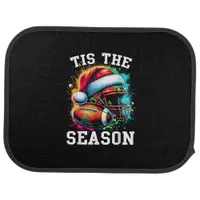 Tis The Season Football Mom Christmas Santa Hat Co Car Floor Mat