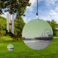 Green Purple Santa Monica Pier Wind Chime