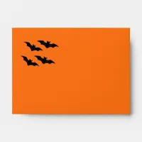 Halloween Envelope with Bats