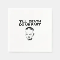 Till Death Do Us Part Sloth Classic Design Napkins