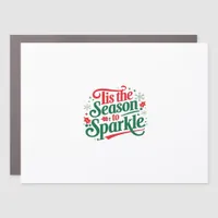 Tis The Season To Sparkle Car Magnet