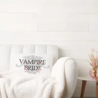 Vampire Bride Throw Pillow