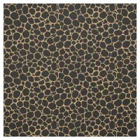 Black Tan Animal Print Fabric