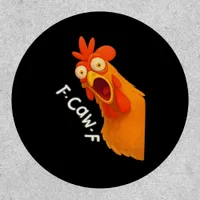 F-Caw-F Chicken Retro Classic Patch
