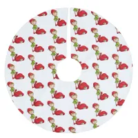 Cute Christmas Elf Shopping Tree Skirt