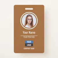 Navy - Employee Photo ID Company Security Badge