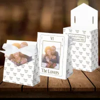 The Lovers Tarot Card Wedding Photo | Thank You Favor Boxes