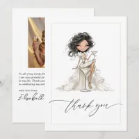 This Wife is a Showgirl Bachelorette Thank You Card