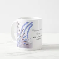 We love you Daddy ! Abstract Floral Father's Day  Coffee Mug