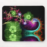 Fractal Holiday Arrangement Mousepad