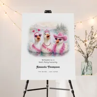 Silly Goose Funny Lake Bachelorette Welcome Foam Board