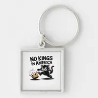 No Kings In America Classic Bold Casual Keychain