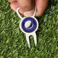 Personalized Black and White  Divot Tool