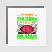 Skeleton Hand Heart Funny Design Style Car Magnet