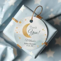 Sweet Over the Moon Thank You Baby Shower Favor Tags