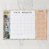 School Year Calendar for Families 2025-2026 Paper Pad