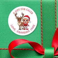 Personalized a Gift for You Christmas Gift Tags 