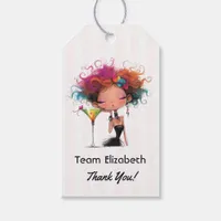 Bride in a Tini Bit Martini Bachelorette Party Gift Tags