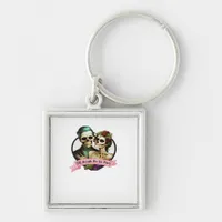 Till Death Do Us Part Skeleton Valentine Classic S Keychain