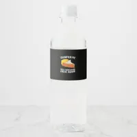 Funny Trumpkin Pie Make Thanksgiving Great Again  Water Bottle Label