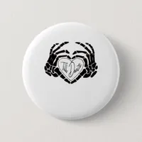 Till Death Do Us Funny Design – Ghostly Love Vibes Button