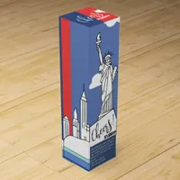 Liberty and Manhattan for 4th of July Wine Box