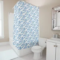 Shower Curtain - Blue Bubbles