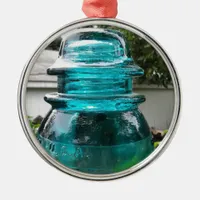 Made in the USA, Vintage Insulator Metal Ornament