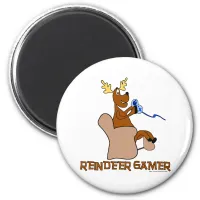 Reindeer Gamer Magnet