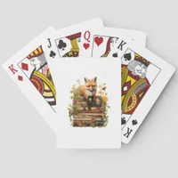 Cottagecore Aesthetic With Book Cute Goblincore Cr Poker Cards