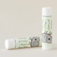 Thank You Favor Baby Shower | Sleepy Koala Bear Lip Balm