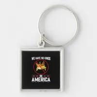 No Kings In America Save I Dissent Minimal Freedom Keychain