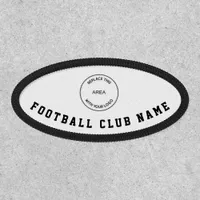 Football Club Logo Name Any Color Patch