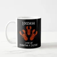 Distressed Cajun Louisiana-Crawfish Creole Coffee Mug