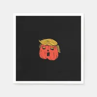 Throw Him Out Like A Pumpkin Trumpkin Halloween El Napkins