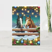 Have a Mare-y Christmas | Horse Pun Card