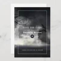 Eerie Gothic Wedding Save The Date