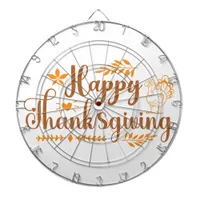 Happy Thanksgiving Dart Board